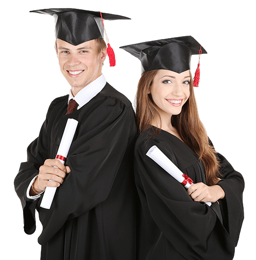 Students studying at Global Tongue